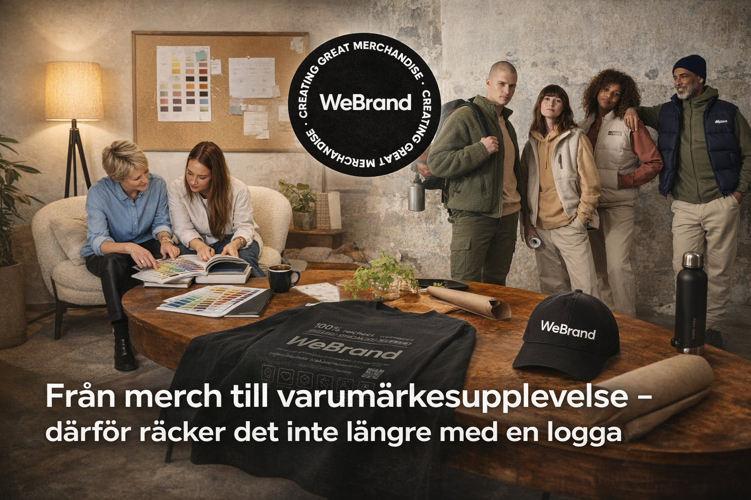 Från merch till varumärkesupplevelse – därför räcker det inte längre med en logga